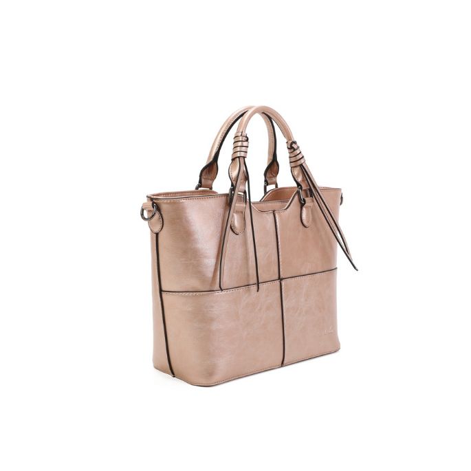 Seitenansicht moderne coole Miley Handtasche stabil geräumig 