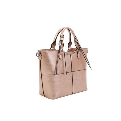 Seitenansicht moderne coole Miley Handtasche stabil geräumig 