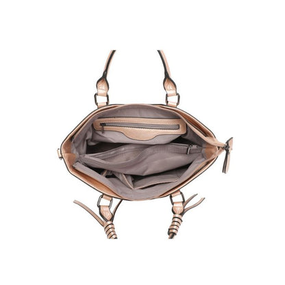 Draufsicht Innenansicht moderne coole Miley Handtasche stabil geräumig 