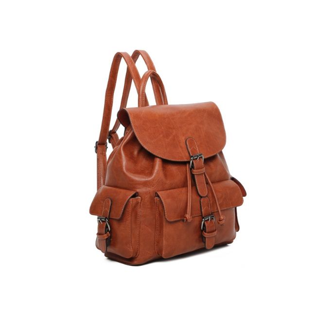 moderner Rucksack mit vielen Seitentaschen, trendy, geräumig 