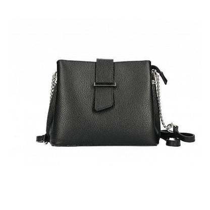 Amelie - Elegante Damen Lederhandtasche mit Klappe & 3 Fächern
