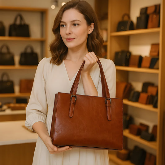 Elegante Damen Umhängetasche-Tote fürs Büro