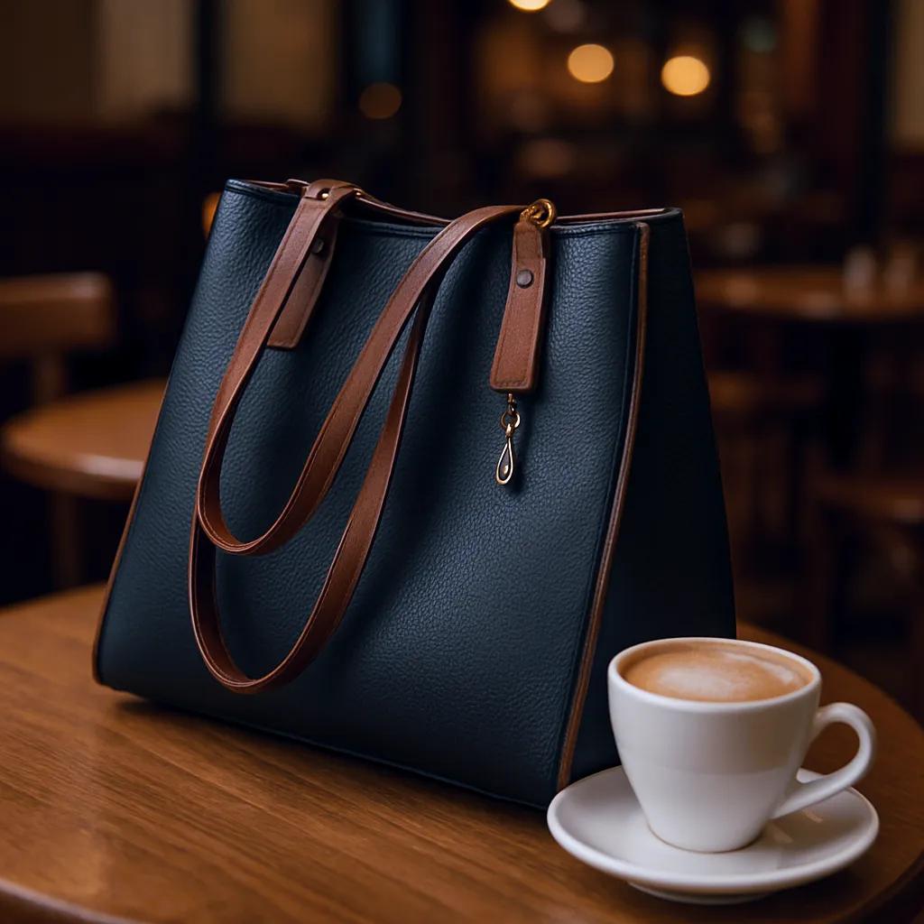 Elegante Damen Leder-Schultertasche für Alltag & Büro -2er Set