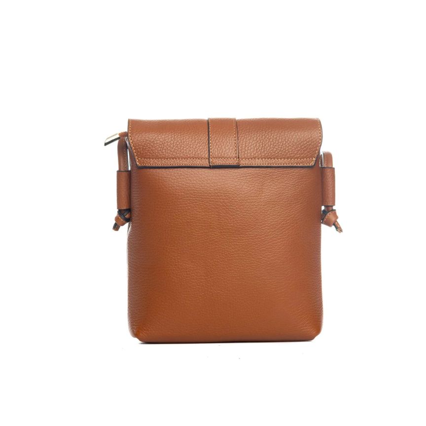 Damen Crossbody-Tasche aus Echtleder - kompakt, geräumig, praktisch