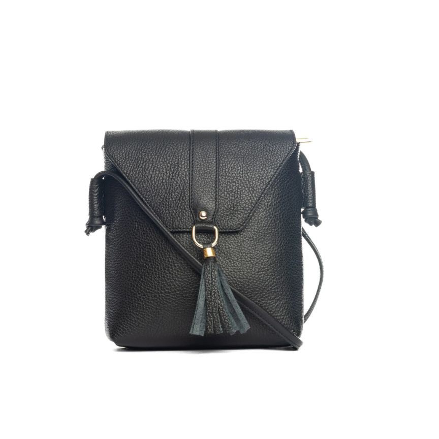 Damen Crossbody-Tasche aus Echtleder - kompakt, geräumig, praktisch