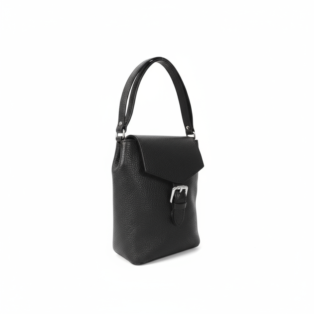 Minimalistischer Lederrucksack in schlichtem Design