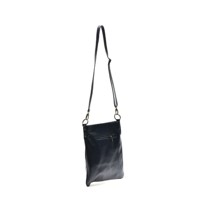 Rückansicht der Damen Schultertasche Crossbodybag mit abnehmbare Riemen und Rückseitenverschluss