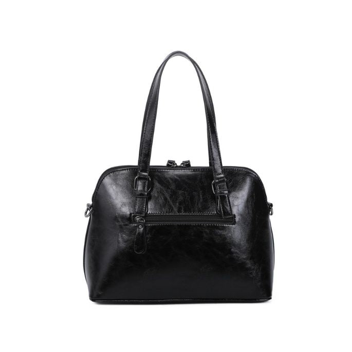 Rückseite Fancy Damen Umhängetasche mit mattglänzender Oberfläche