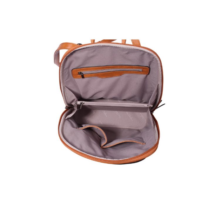 Innenansicht Moderner Designerrucksack, diverse Außen und Innenfächer