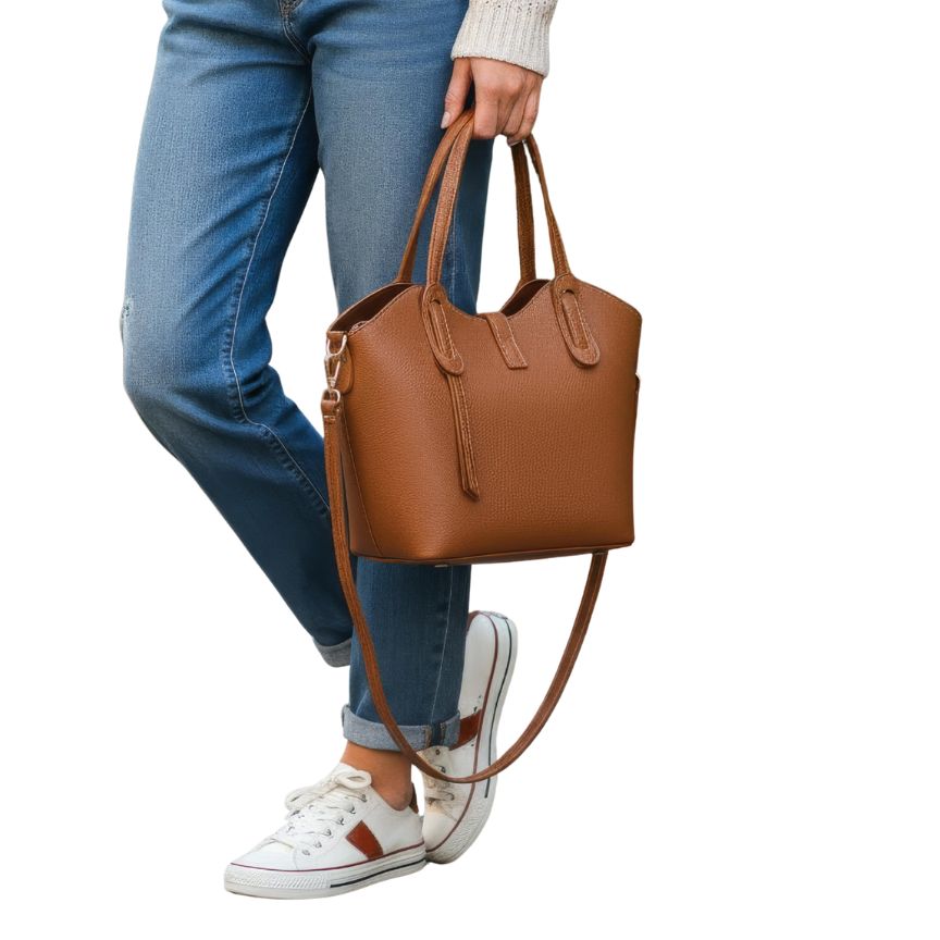 Elegante Damen-Tasche "Maggie" - Die zeitlose Lederhandtasche mit femininer Eleganz