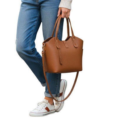 Elegante Damen-Tasche "Maggie" - Die zeitlose Lederhandtasche mit femininer Eleganz