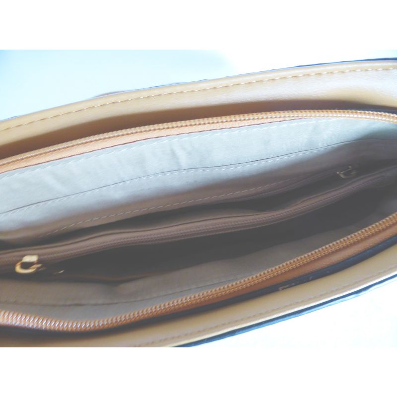 Elegante Damen Handtasche - Schultertasche mit Struktur