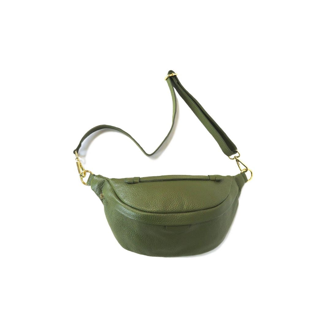 Moderner Crossbodybag aus echtem Leder