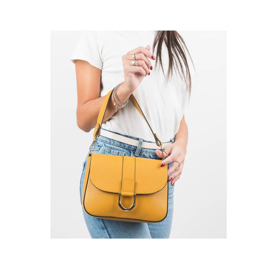 Top Lady Damen Leder Tasche von Frau getragen