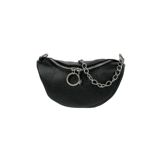 Stylisch Crossbodybag aus Dollaroleder mit Silber Details