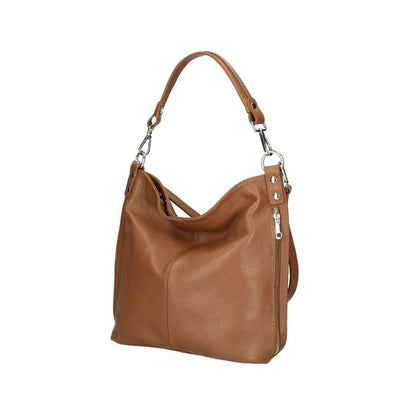 Elegante Damen-Henkeltasche - stabiler Henkel, Seiten- und Rückseitenasche & geräumiges Design